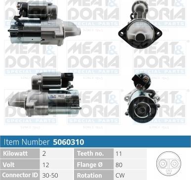 Meat & Doria 5060310 - Démarreur cwaw.fr