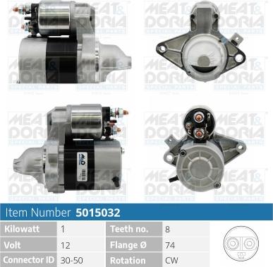 Meat & Doria 5015032 - Démarreur cwaw.fr
