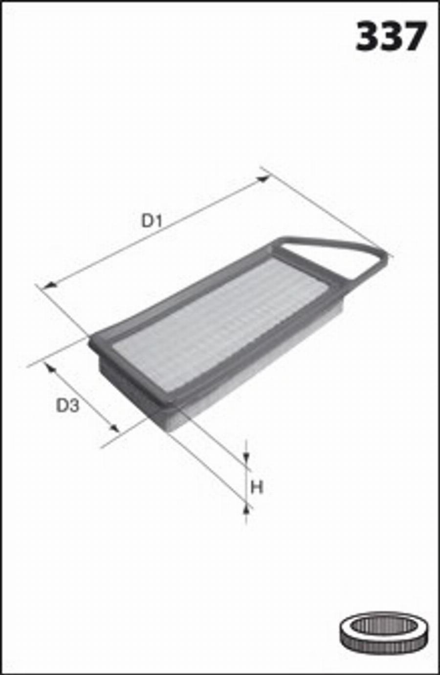 Mecafilter 261 - Filtre à air cwaw.fr