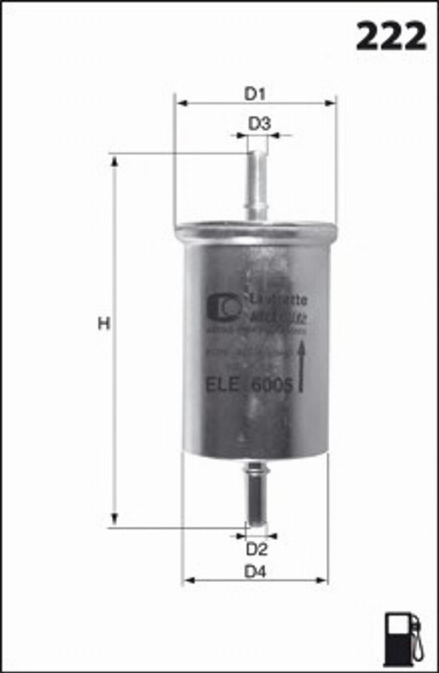 Mecafilter E03 - Filtre à carburant cwaw.fr