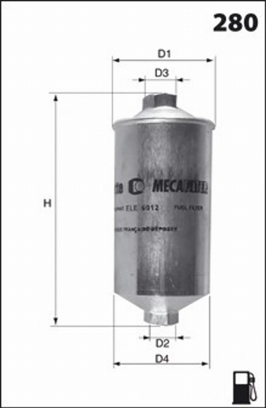 Mecafilter E11 - Filtre à carburant cwaw.fr