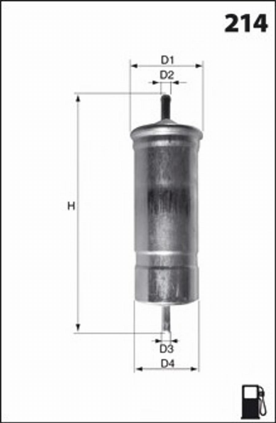 Mecafilter E13 - Filtre à carburant cwaw.fr