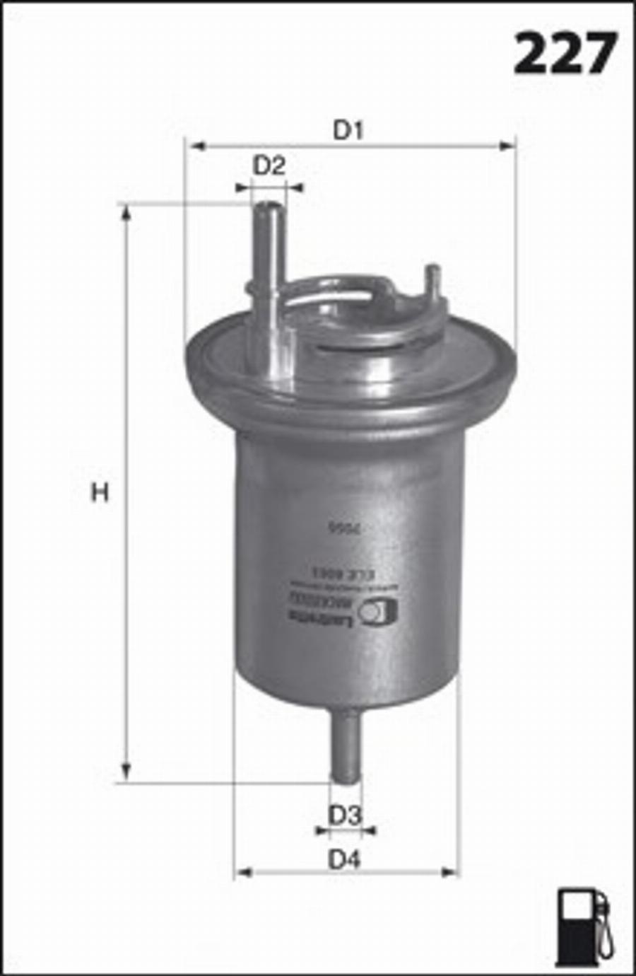 Mecafilter E17 - Filtre à carburant cwaw.fr