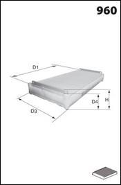 Mecafilter JKR7046 - Filtre, air de l'habitacle cwaw.fr