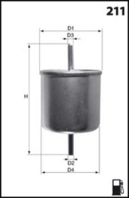 Mecafilter ELE6008 - Filtre à carburant cwaw.fr