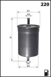 Mecafilter ELE3567 - Filtre à carburant cwaw.fr