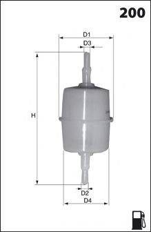 Mecafilter ELE3576 - Filtre à carburant cwaw.fr