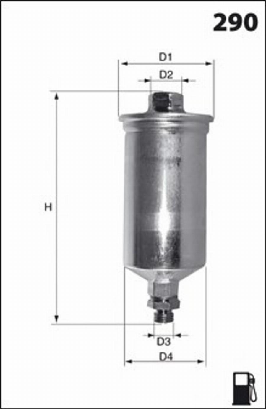 Mecafilter ELE3573 - Filtre à carburant cwaw.fr