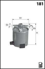 Mecafilter ELG5346 - Filtre à carburant cwaw.fr