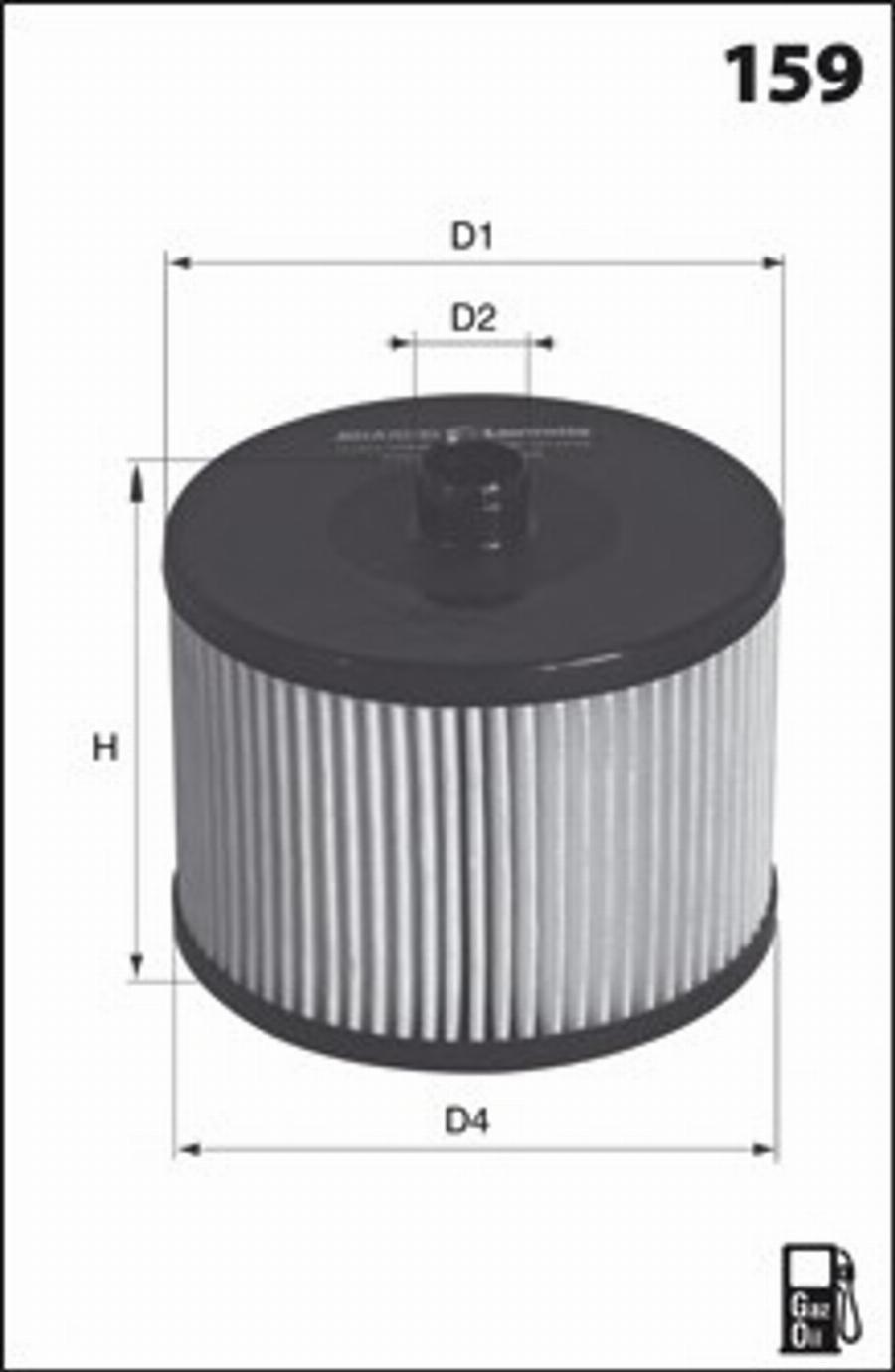 Mecafilter G42 - Filtre à carburant cwaw.fr