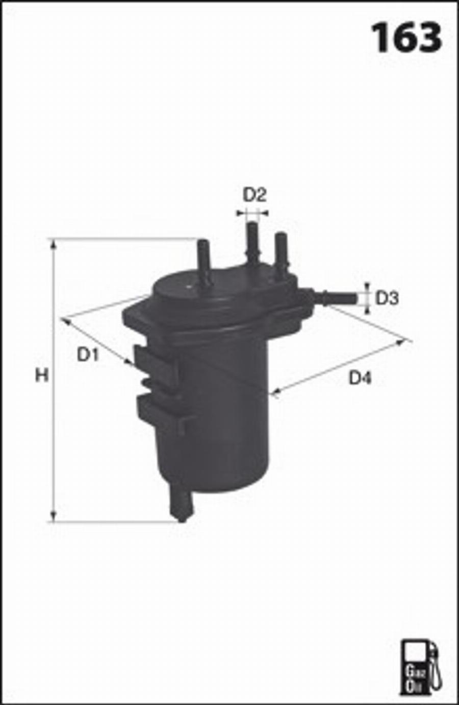 Mecafilter G69 - Filtre à carburant cwaw.fr