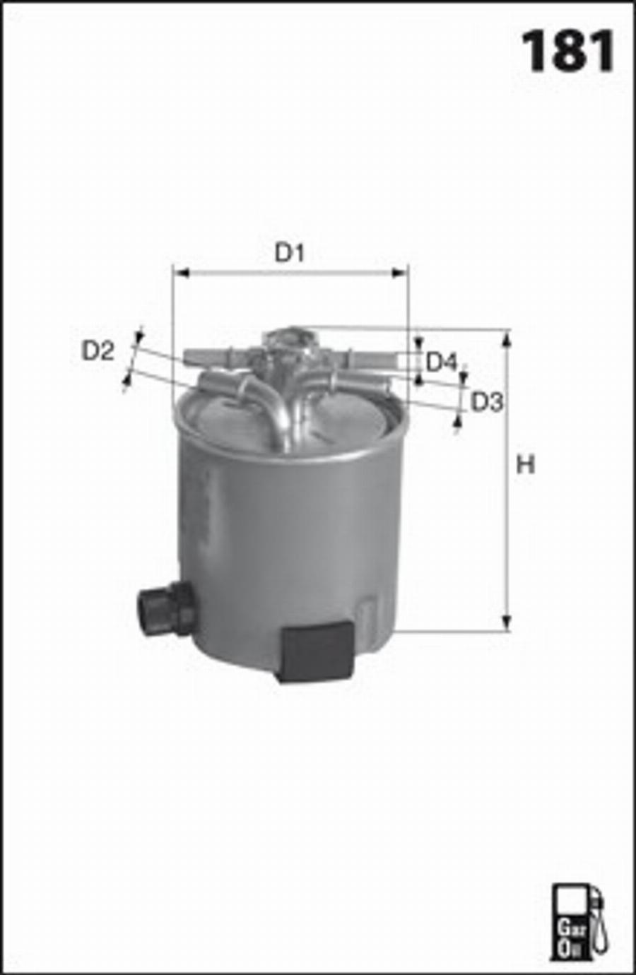 Mecafilter G67 - Filtre à carburant cwaw.fr