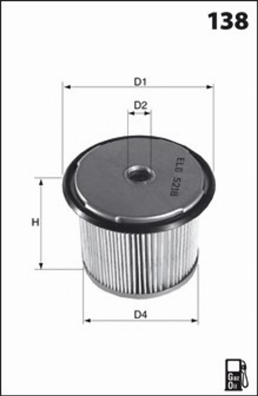 Mecafilter G01 - Filtre à carburant cwaw.fr