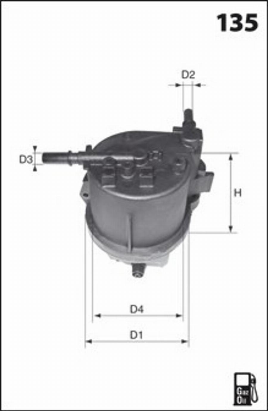 Mecafilter G16 - Filtre à carburant cwaw.fr