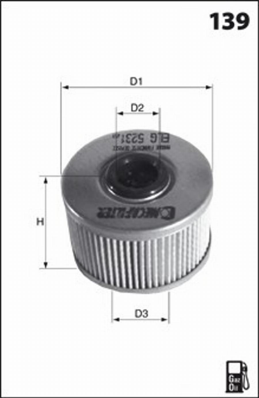 Mecafilter G13 - Filtre à carburant cwaw.fr