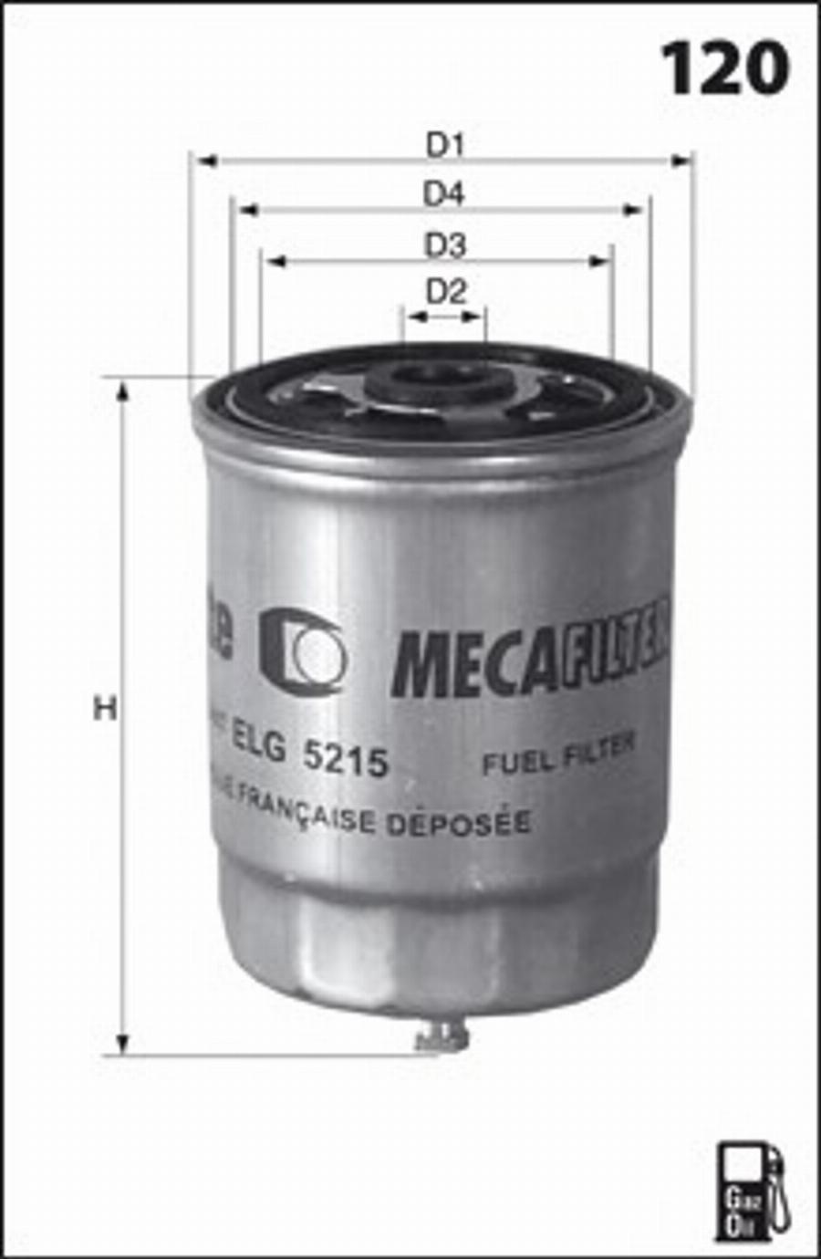 Mecafilter G29 - Filtre à carburant cwaw.fr