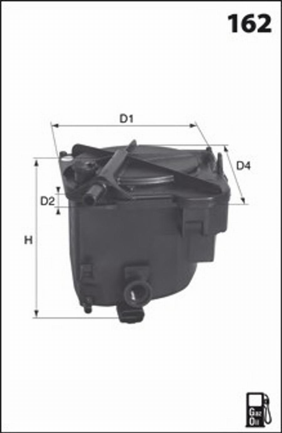 Mecafilter G21 - Boîtier, filtre de carburant cwaw.fr