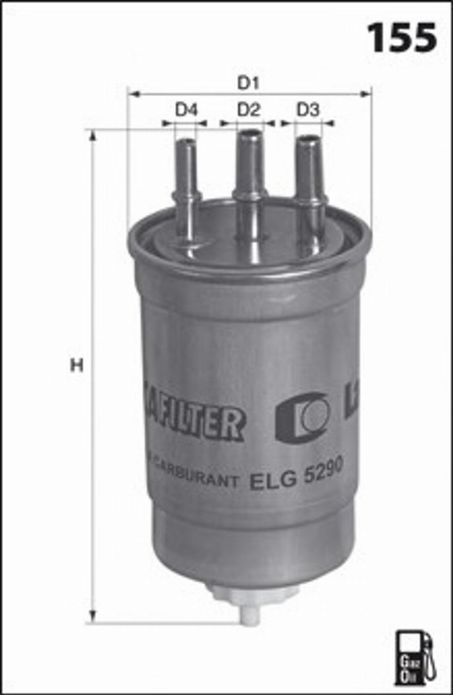 Mecafilter G75 - Filtre à carburant cwaw.fr