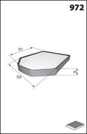 Mecafilter JLR7091 - Filtre, air de l'habitacle cwaw.fr