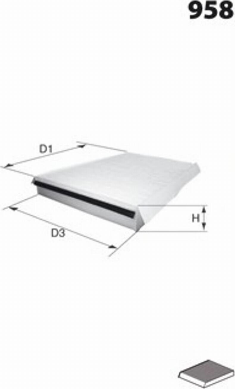 Mecafilter R81 - Filtre, air de l'habitacle cwaw.fr