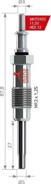 MEHA AUTOMOTIVE MH70163 - Bougie de préchauffage cwaw.fr