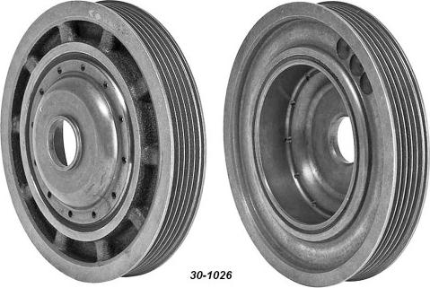 MEHA AUTOMOTIVE MHK60060 - Poulie, vilebrequin cwaw.fr