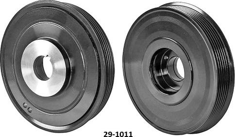 MEHA AUTOMOTIVE MHK60011 - Poulie, vilebrequin cwaw.fr