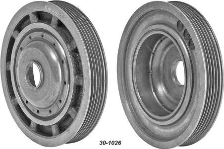 MEHA AUTOMOTIVE MHK60088 - Poulie, vilebrequin cwaw.fr