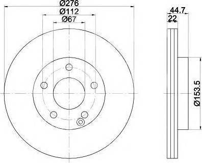 Mercedes-Benz 1694210812 - Disque de frein cwaw.fr