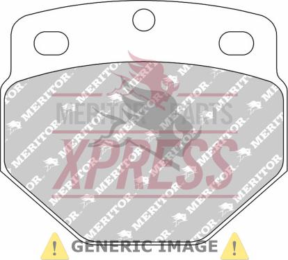 Meritor MDP5429 - Kit de plaquettes de frein, frein à disque cwaw.fr