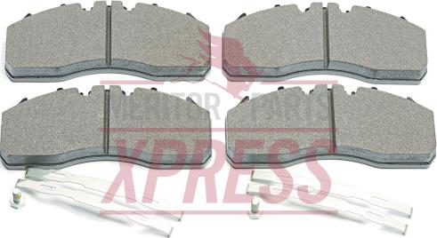 Meritor MDP5099 - Kit de plaquettes de frein, frein à disque cwaw.fr