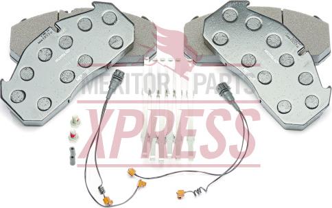 Meritor MDP5040 - Kit de plaquettes de frein, frein à disque cwaw.fr