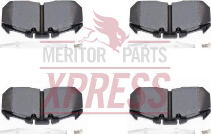 Meritor MDP5065 - Kit de plaquettes de frein, frein à disque cwaw.fr