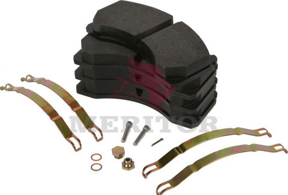 Meritor MDP 5076 - Kit de plaquettes de frein, frein à disque cwaw.fr