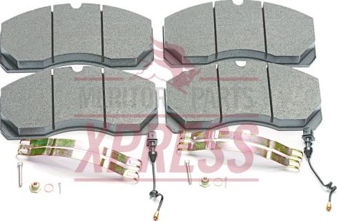 Meritor MDP5071 - Kit de plaquettes de frein, frein à disque cwaw.fr