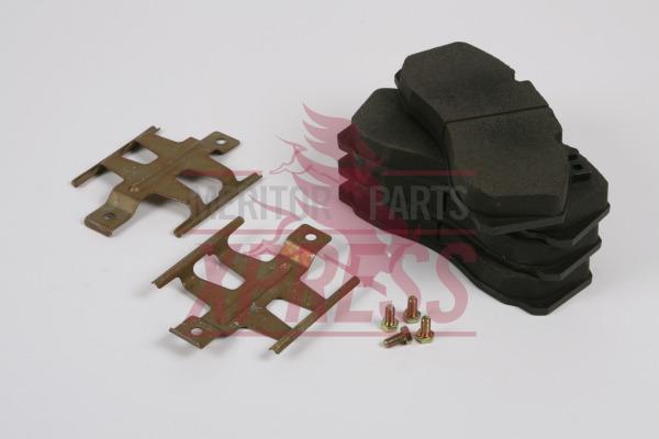 Meritor MDP5073 - Kit de plaquettes de frein, frein à disque cwaw.fr