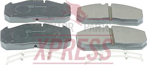 Meritor MDP5104 - Kit de plaquettes de frein, frein à disque cwaw.fr