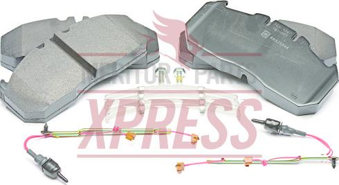 Meritor MDP5108 - Kit de plaquettes de frein, frein à disque cwaw.fr