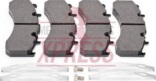 Meritor MDP5102 - Kit de plaquettes de frein, frein à disque cwaw.fr