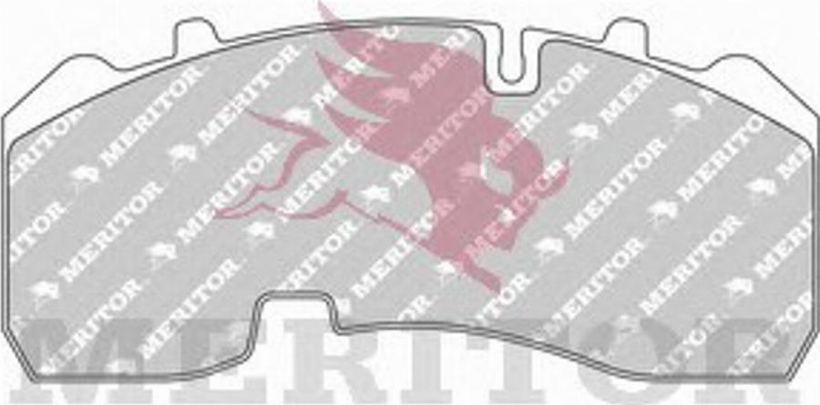 Meritor MDP1678 - Kit de plaquettes de frein, frein à disque cwaw.fr