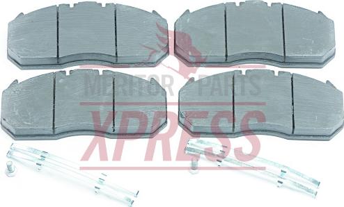 Meritor MDP3122 - Kit de plaquettes de frein, frein à disque cwaw.fr