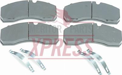 Meritor TDP1030S - Kit de plaquettes de frein, frein à disque cwaw.fr