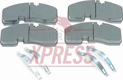 Meritor TDP1131S - Kit de plaquettes de frein, frein à disque cwaw.fr