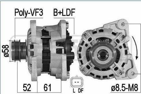 Messmer 209522A - Alternateur cwaw.fr