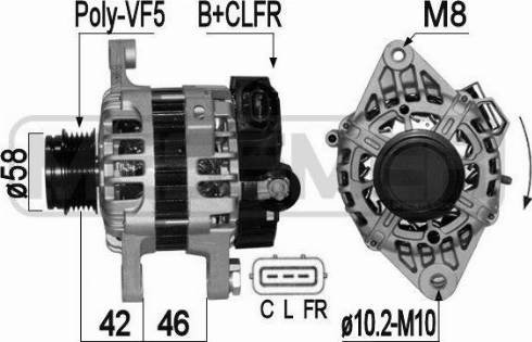 Messmer 209126 - Alternateur cwaw.fr