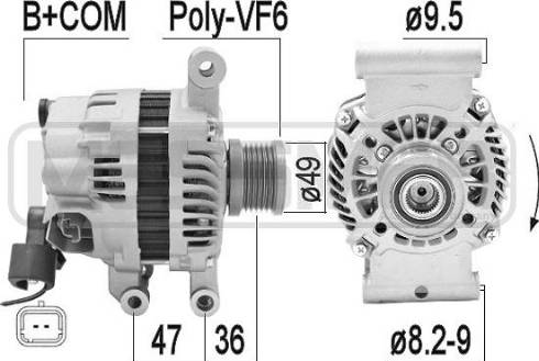 Messmer 209354A - Alternateur cwaw.fr