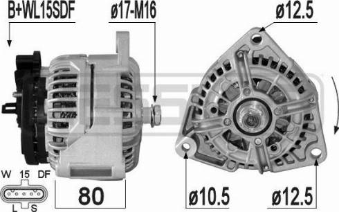 Messmer 209307A - Alternateur cwaw.fr