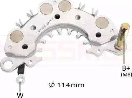 Messmer 215924 - Pont de diodes, alternateur cwaw.fr