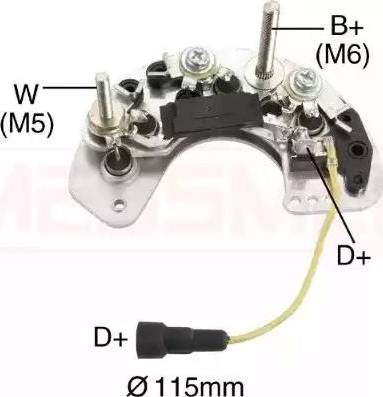 Messmer 215502 - Pont de diodes, alternateur cwaw.fr