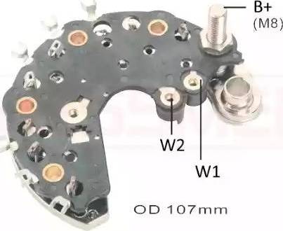 Messmer 215834 - Pont de diodes, alternateur cwaw.fr